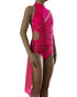 CLAIRE Leotard Base - Hot Pink